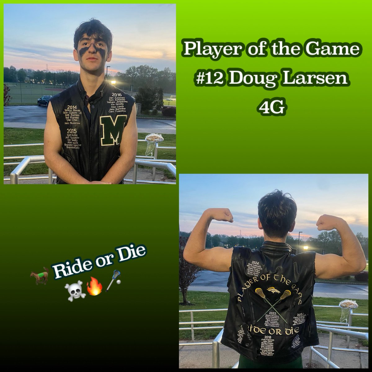 Mustangs Lacrosse (@stangslax) on Twitter photo 🐎With our victory over West Milford 17-7- #12 Doug Larsen earns “The Vest” - 4G - Let’s Go!!-Ride or Die ☠️🔥🥍 <a href="/MustangsMTHS/">MTHS Athletics</a> <a href="/bigstatesports/">Big State Sports</a> <a href="/MontvilleTAP/">Montville TAP</a> <a href="/dailyrecordspts/">Daily Record Sports</a> <a href="/MontvilleTwpSch/">MontvilleTwpSchools</a> <a href="/MTHSStampede/">THE STAMPEDE</a> <a href="/MTHSAthBoosters/">MontvilleAthleticBoosters</a> <a href="/MikeKinneyHS/">Mike Kinney</a> <a href="/MikeGurnis/">Mike Gurnis</a> 🐎With our victory over West Milford 17-7- #12 Doug Larsen earns “The Vest” - 4G - Let’s Go!!-Ride or Die ☠️🔥🥍 <a href="/MustangsMTHS/">MTHS Athletics</a> <a href="/bigstatesports/">Big State Sports</a> <a href="/MontvilleTAP/">Montville TAP</a> <a href="/dailyrecordspts/">Daily Record Sports</a> <a href="/MontvilleTwpSch/">MontvilleTwpSchools</a> <a href="/MTHSStampede/">THE STAMPEDE</a> <a href="/MTHSAthBoosters/">MontvilleAthleticBoosters</a> <a href="/MikeKinneyHS/">Mike Kinney</a> <a href="/MikeGurnis/">Mike Gurnis</a>