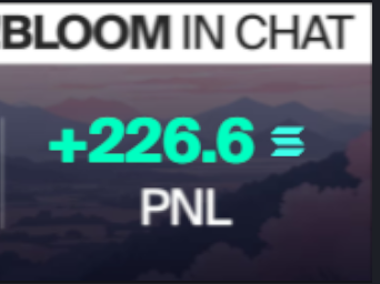 Always fumbling a bag but still +226! 👿

We will hold a coin... one day!!!

Always cooking with chat - back live again tonight. 🔥

twitch.tv/dvces
axiom.trade/@dvces
t.me/BloomSolana_bo…