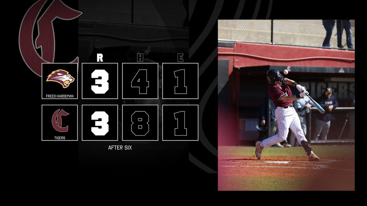 AFTER SIX | After six, the Tigers and Lions are tied 3-3.

📺 tinyurl.com/2hmmbn5p
📊tinyurl.com/bda5kwar
#️⃣ #TigerUp