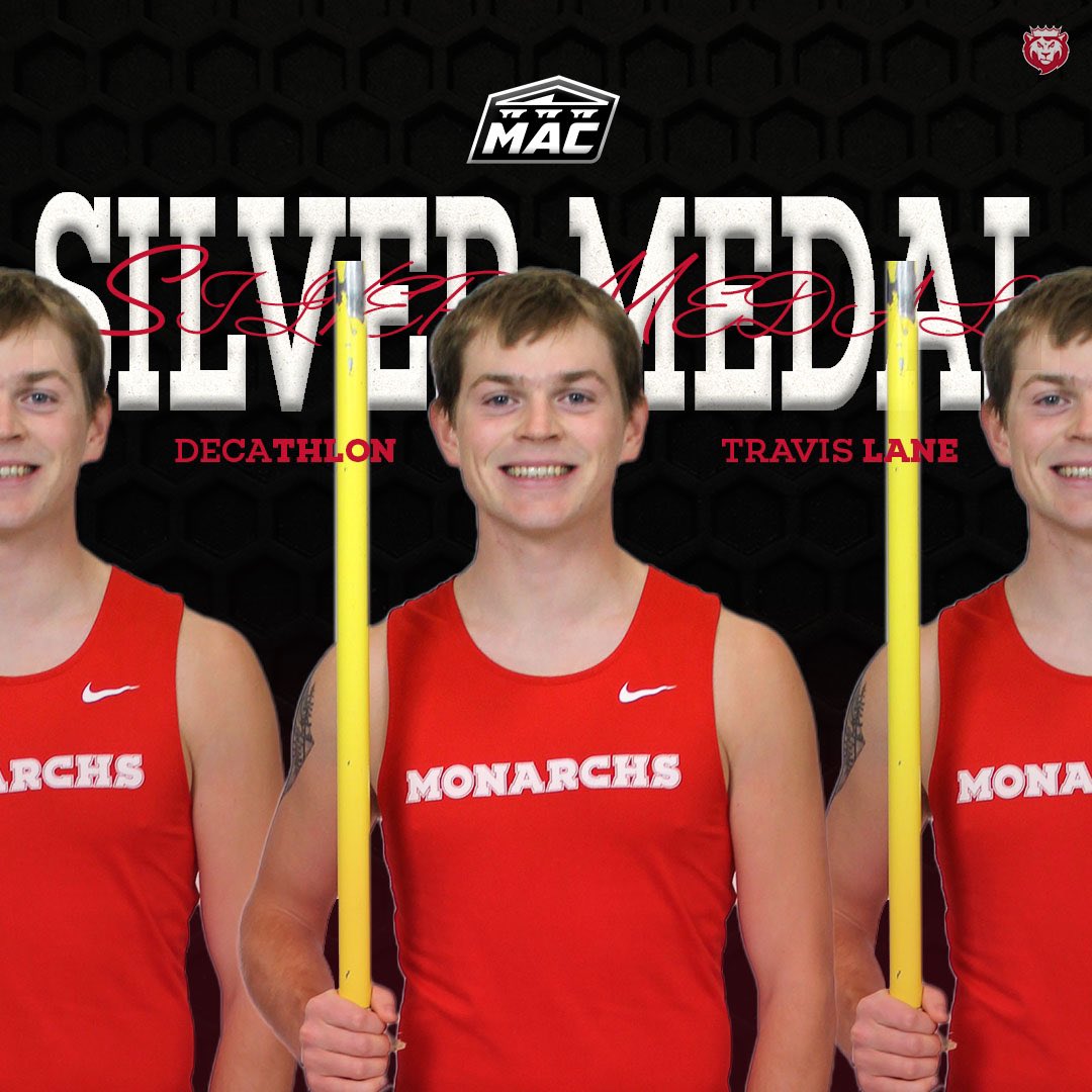 King's College Monarchs (@kingsmonarchs) on Twitter photo OTF | SILVER MEDAL ALERT 🥈
Congratulations to <a href="/KingsXCTrack/">King's College XC/TF</a> TRAVIS LANE for earning the SILVER MEDAL in the DECATHLON with 5,854 points! Congrats Travis!
#MonarchNation // #EarnTheCrown OTF | SILVER MEDAL ALERT 🥈
Congratulations to <a href="/KingsXCTrack/">King's College XC/TF</a> TRAVIS LANE for earning the SILVER MEDAL in the DECATHLON with 5,854 points! Congrats Travis!
#MonarchNation // #EarnTheCrown