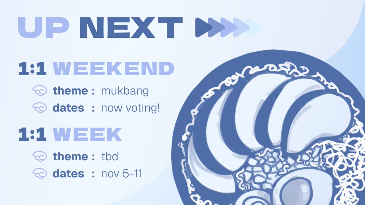 [🧸🪽 건맽건 / gmg / geonmaetgeon ]

1:1 Fest is back—and back again! We're transitioning from a fic fest to a fanweek format that welcomes gmg works of all media including—but not limited to—fic, fanart, edits, and social media AUs.

🧵 More about our upcoming events in thread!