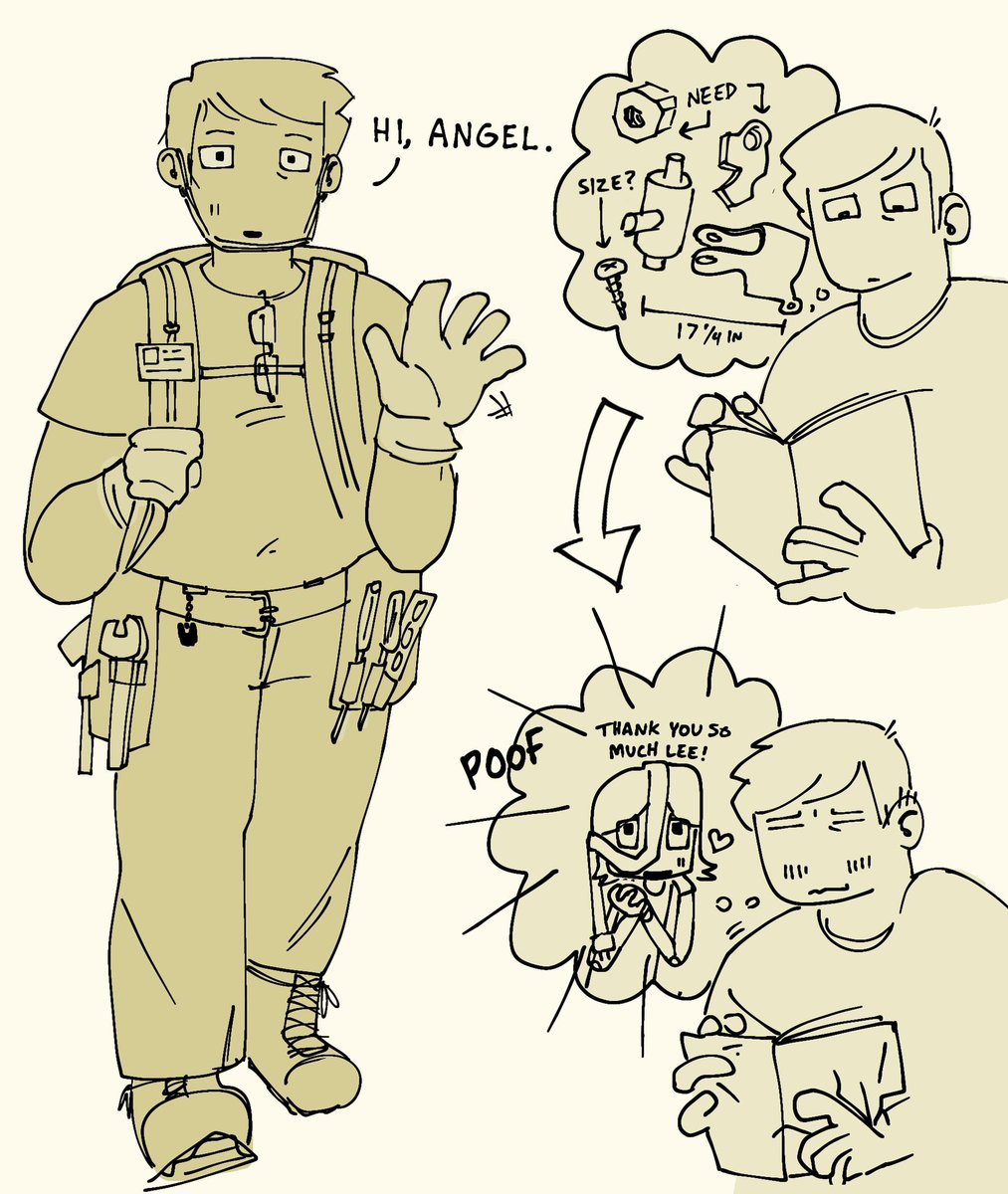 IT guy lee is a nerd. he fastens the middle strap on his backpacks

#ClinicalTrialgame