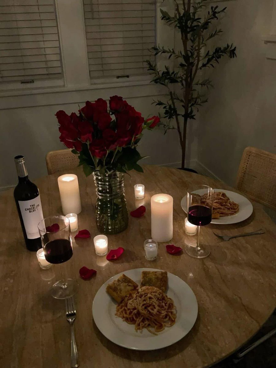 Let’s normalize date nights at home 🥹🥹