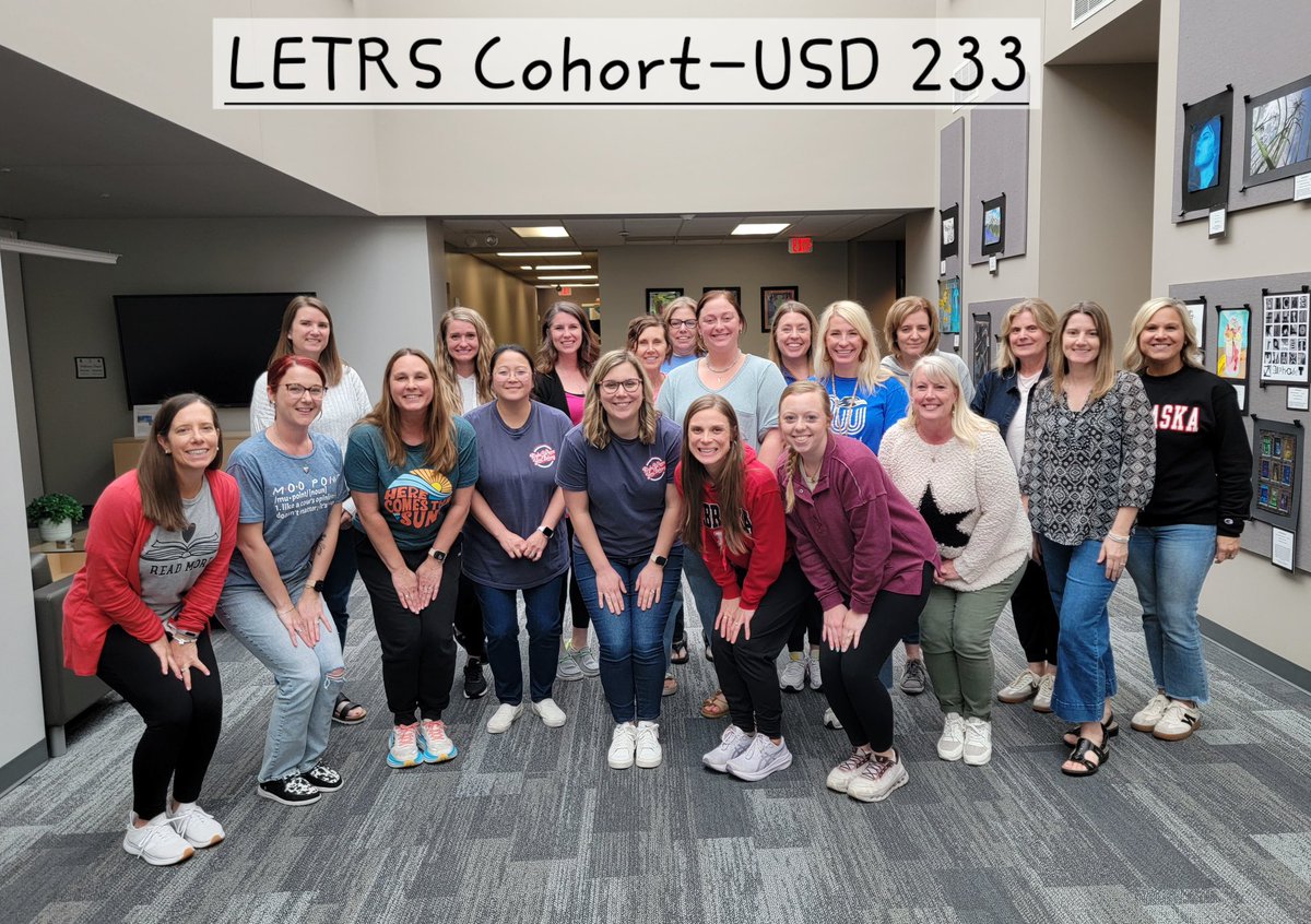 Another LETRS cohort is complete! It was a pleasure to work with these amazing educators! <a href="/olatheschools/">Olathe Public Schools</a>