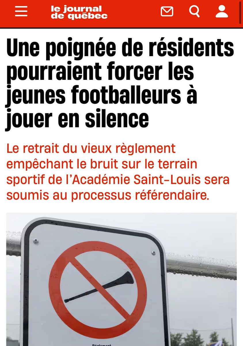 Faire taire les jeunes qui jouent au foot c’est faire taire la vie. Une société qui ne supporte plus l’énergie de sa jeunesse. Les  râles des résidents pèsent plus que les rires des enfants,  on  bascule dans une époque où l’aigreur dicte la règle. Une société fatiguée de vivre.