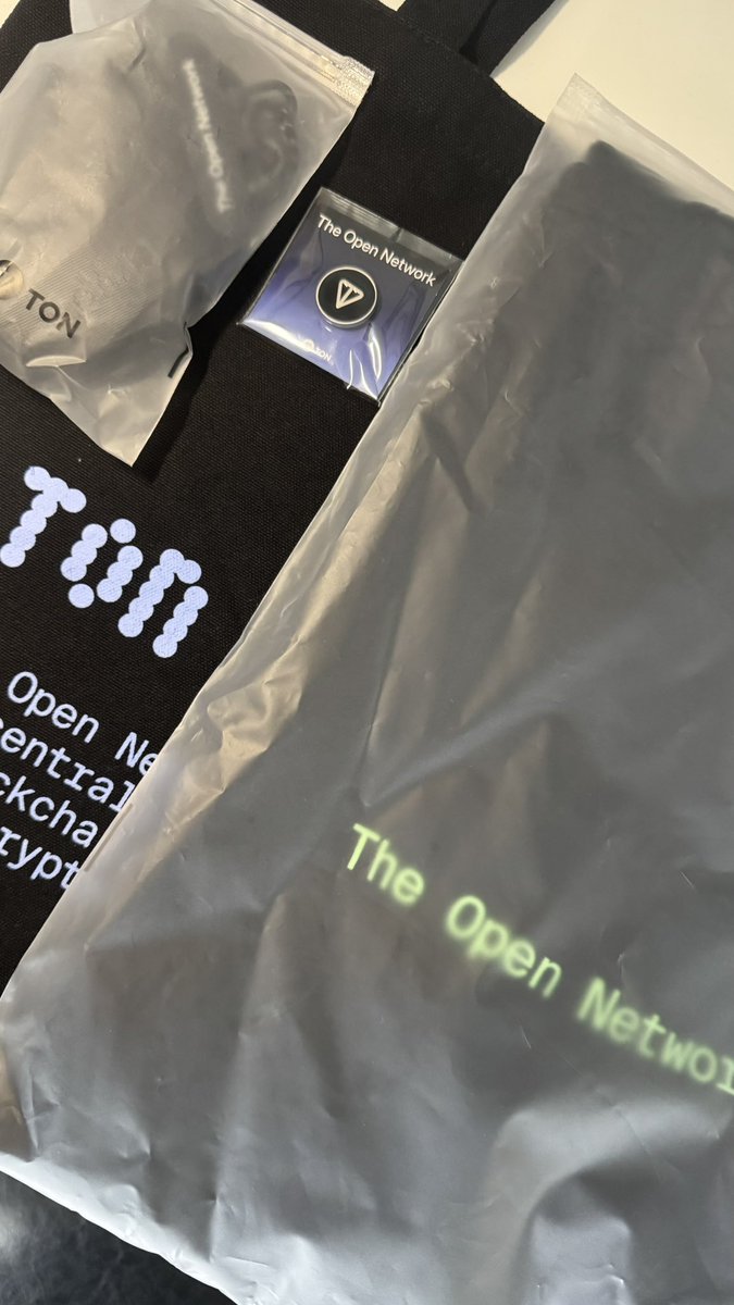 seankun0619's tweet image. Thank you Ton for the swags! #TON #TheOpenNetwork