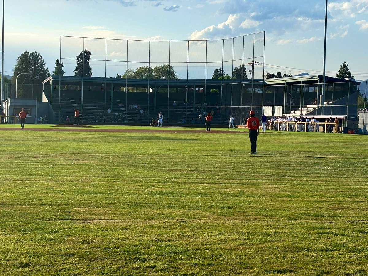 Friday night baseball at rec park in Wenatchee