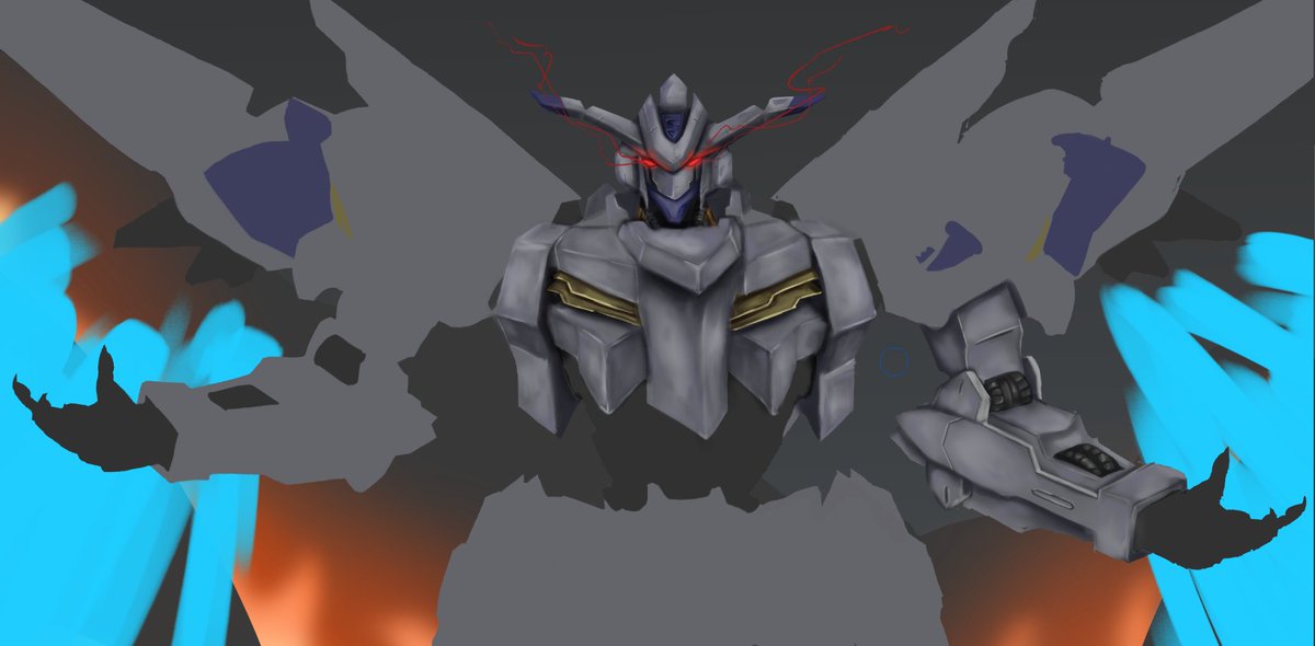 I return with an unfinished Bael painting