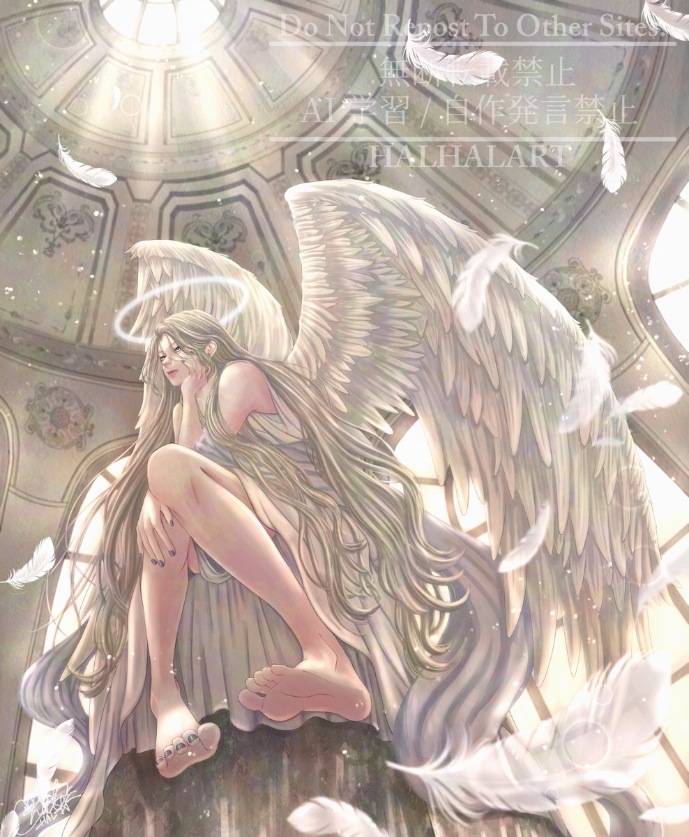 HalLumiere_art's tweet photo. #ゴールデンウィークSNS展覧会2025 
️🩵🪽 https://t.co/I7UKPMTule