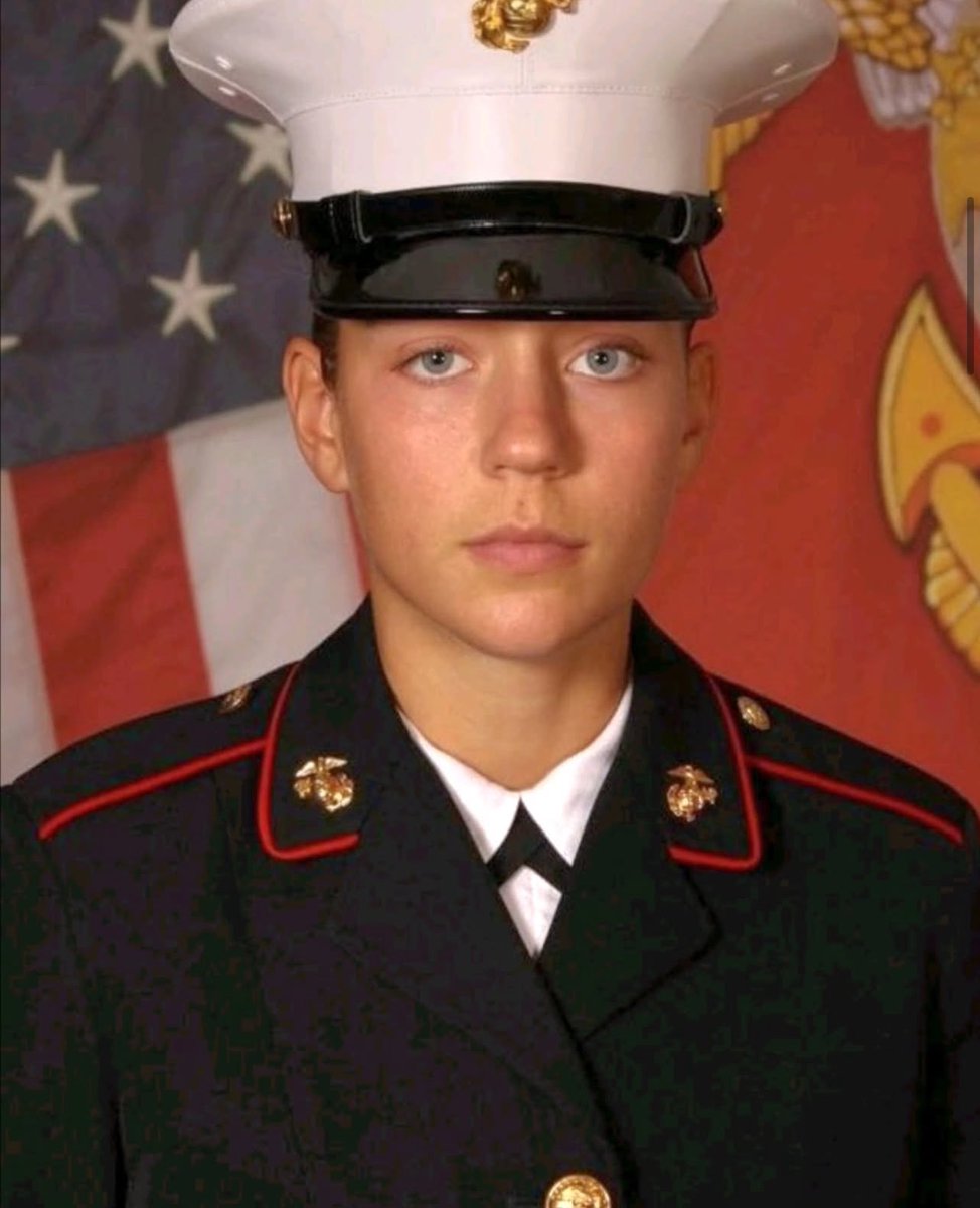 MilitaryCooI's tweet photo. Please help me honor US Marine Nicole Gee KIA during the Afghanistan War. Sgt. Gee deployed to Afghanistan in support of the Afghanistan withdrawal. There, she served on a Female Engagement Team, to facilitate evacuation support for Afghan women and children. Gee, 23, was killed in a suicide attack along with 12 other service members. Less than a week prior to her death, Sgt. Gee made a social media post of her caring for an Afghan infant in which she remarked: "I love my job". During her Memorial service, Sgt. Harrison, a close friend of Sgt. Gee, remarked, "She lost her life so others may live and without a doubt, she died proud. Proud of who she was, proud of what she was doing and proud to be a United States Marine."