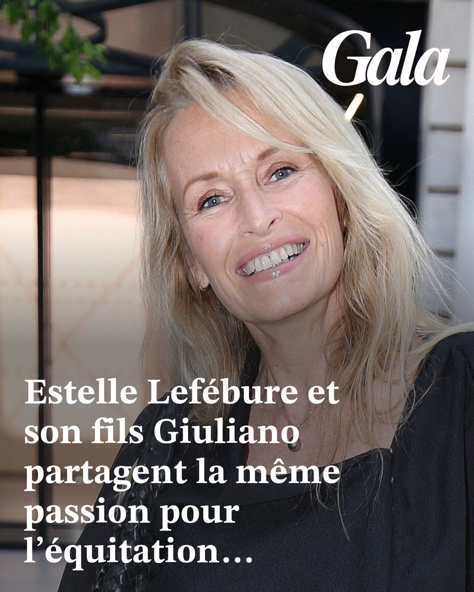 GALAfr's tweet photo. Estelle Lefébure et son fils Giuliano partagent la même passion pour l’équitation : ce beau cliché partagé
➡️ https://t.co/PTq711OY4H 
➡️ https://t.co/PTq711OY4H https://t.co/ORkiDNrSTJ
