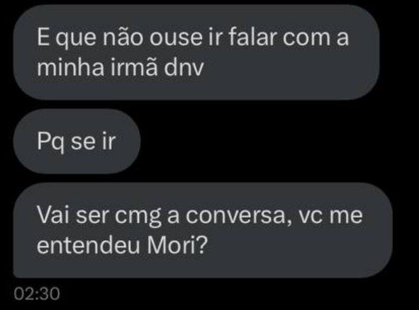 paracetamzl's tweet image. Thread; Damon Torrance chamando e oferecendo a irmão como gado pro amigo + ameaçando uma menina aleatoria

tudo isso em um grupo "público" com maos de 34 pessoas