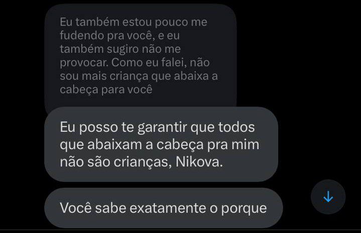 paracetamzl's tweet image. Thread; Damon Torrance chamando e oferecendo a irmão como gado pro amigo + ameaçando uma menina aleatoria

tudo isso em um grupo "público" com maos de 34 pessoas