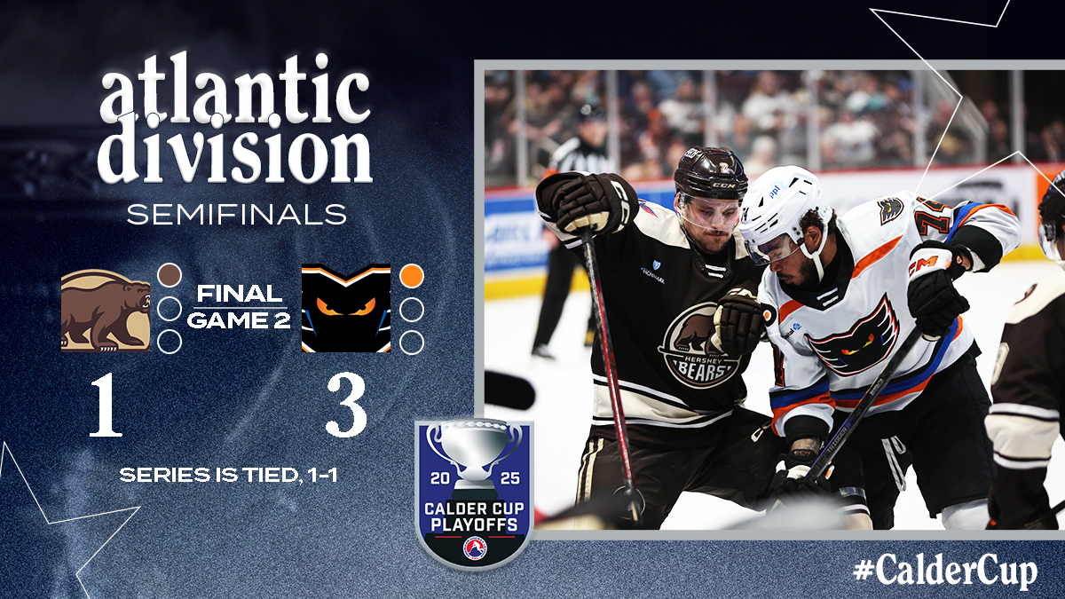 ALL TIED UP. 

<a href="/LVPhantoms/">Lehigh Valley Phantoms</a> | #HERvsLV | #CalderCup