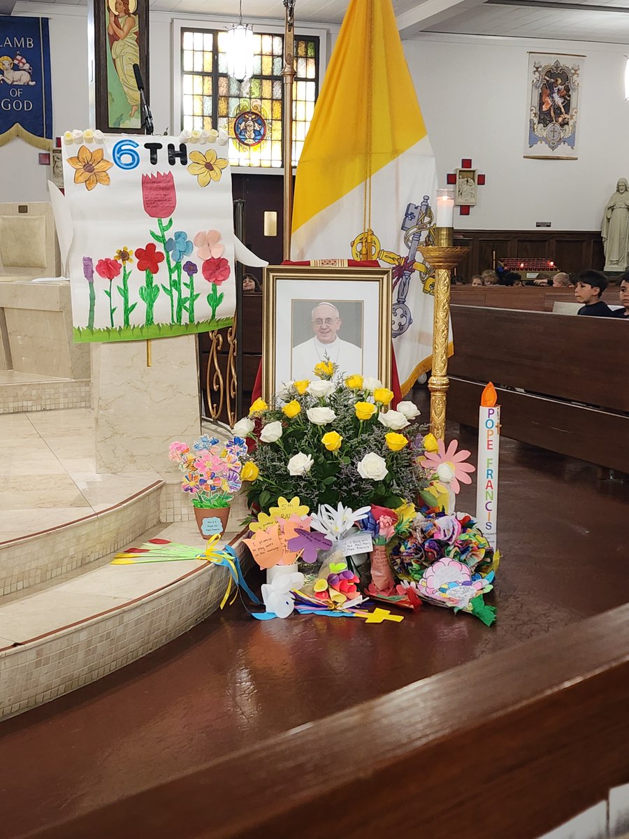 Noelle Beale, PhD (@drnoellebeale) on Twitter photo Grateful to join <a href="/SESYonkers/">St. Eugene School</a> for a memorial Mass honoring Pope Francis, the culmination of our Week of Prayer and Remembrance. The students’ reverence and the beautiful Spiritual Bouquets they offered were a moving tribute to his life of faith and service. Grateful to join <a href="/SESYonkers/">St. Eugene School</a> for a memorial Mass honoring Pope Francis, the culmination of our Week of Prayer and Remembrance. The students’ reverence and the beautiful Spiritual Bouquets they offered were a moving tribute to his life of faith and service.