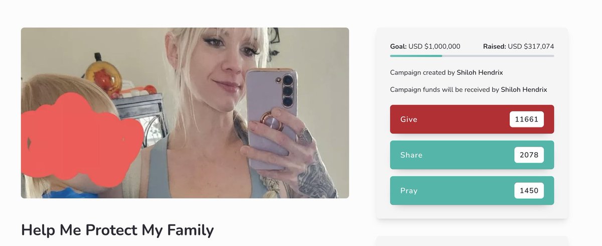 BoneKnightmare's tweet photo. Being a racist sex worker is a lucrative business it seems. #ShiloHendrix has raised over $300,000 for calling a 5 year old Black boy the N word. https://t.co/wcSG5msiTI