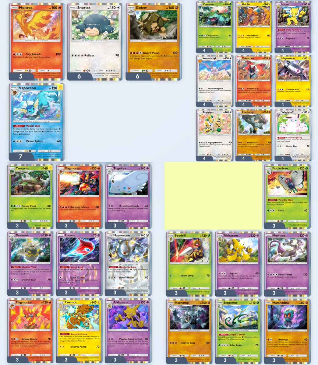 Time to try this again, I guess. 
#PokemonTCGPocket #TradeOffer 
Tradable want list + 4D/1S/3Ds 
ID: 3376313558665710