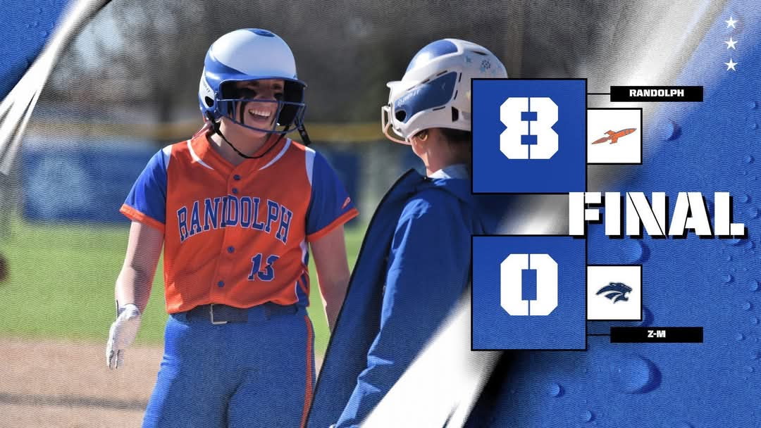 Randolph Softball (@randolphsball) on Twitter photo Randolph gets the win, moving their record to 13-0 on the season.
The battery of <a href="/CarterRaymond25/">Carter Raymond</a> & <a href="/alliegillette26/">Allie Gillette</a> had 17 K's while Ruby Heiman led the offense with 4 Rbi's Randolph gets the win, moving their record to 13-0 on the season.
The battery of <a href="/CarterRaymond25/">Carter Raymond</a> & <a href="/alliegillette26/">Allie Gillette</a> had 17 K's while Ruby Heiman led the offense with 4 Rbi's