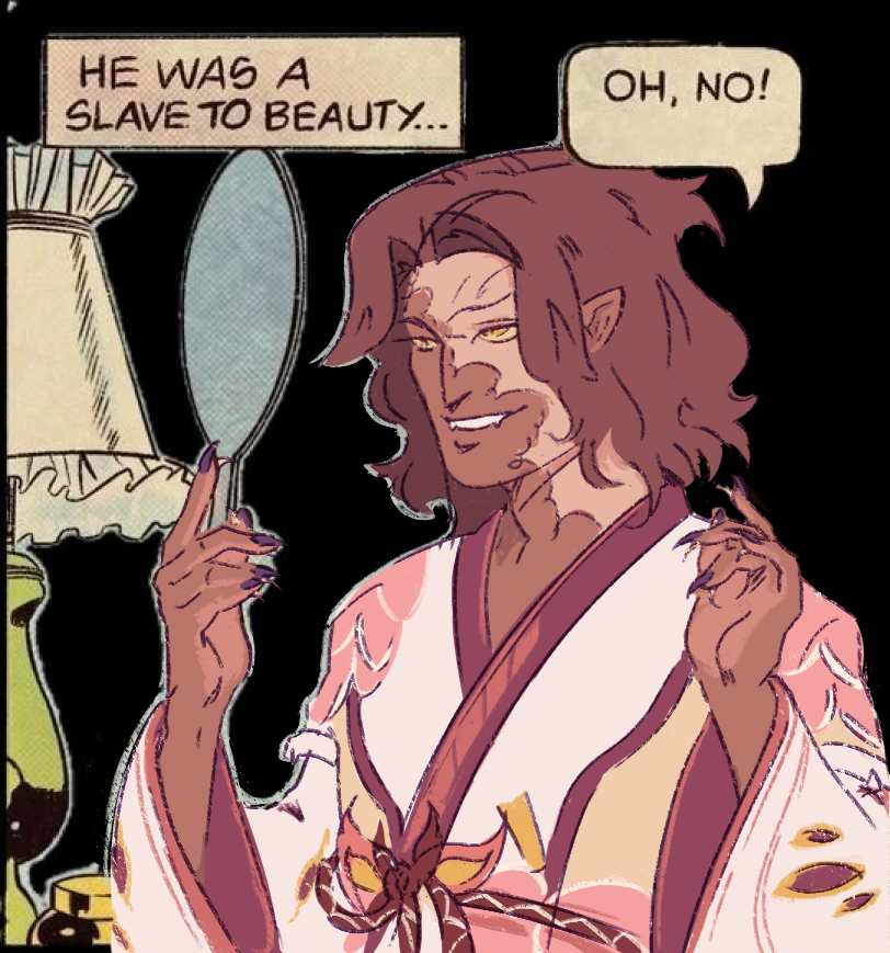 he's as vain as a mizutsune