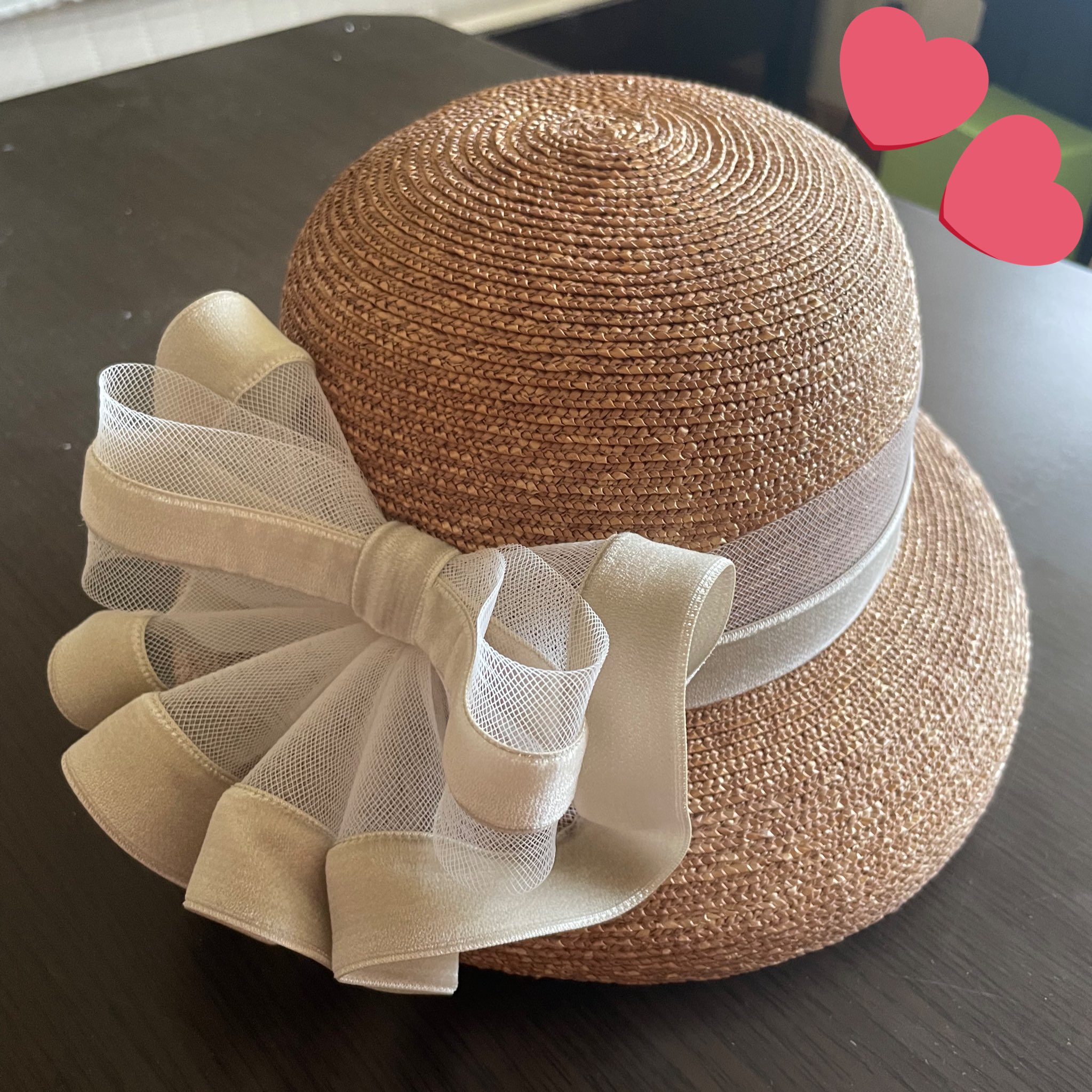 millinery mino（ミリナリーミノ）カサブランカ 麦わら帽子
