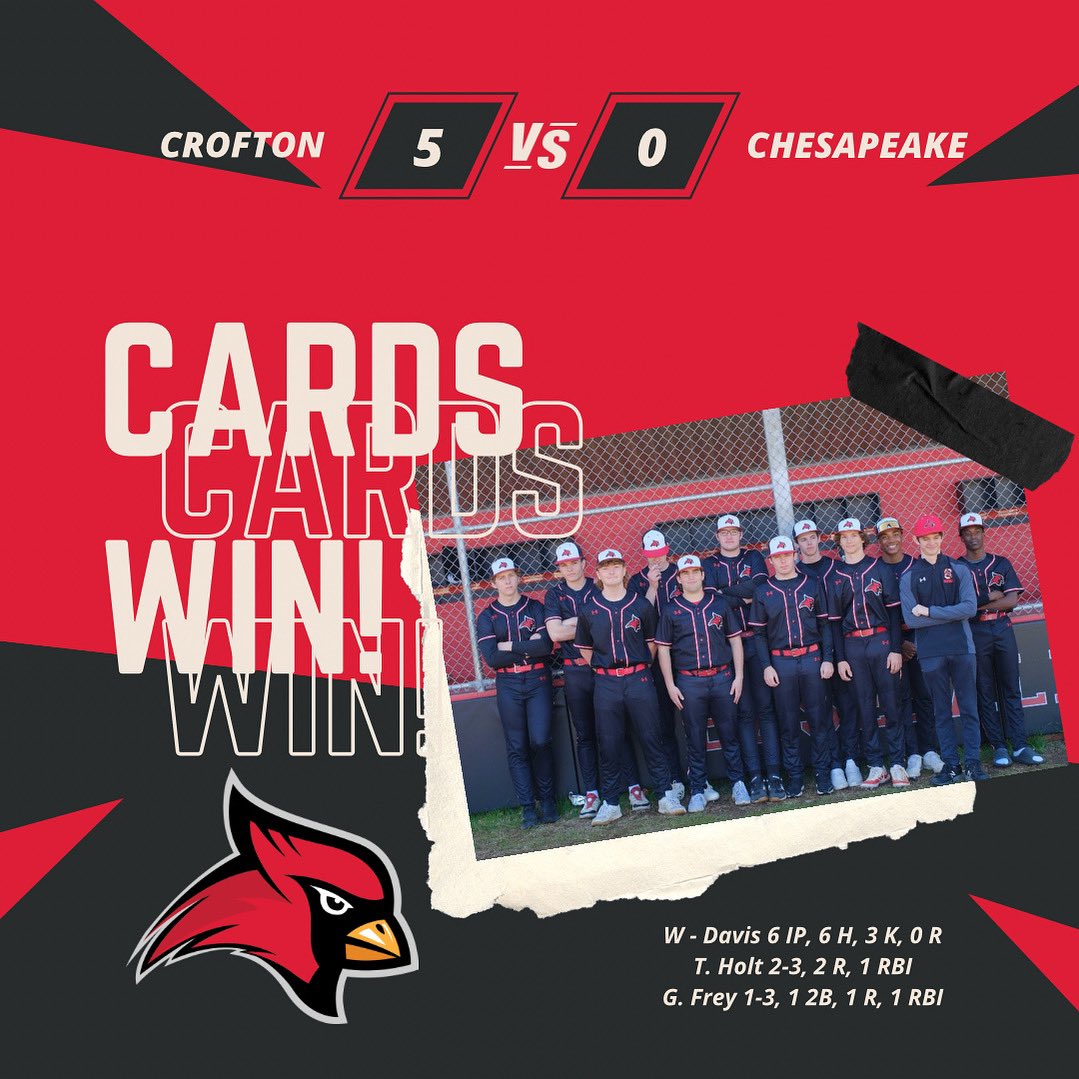Complete team win on Senior Night with a 5-0 victory over Chesapeake!