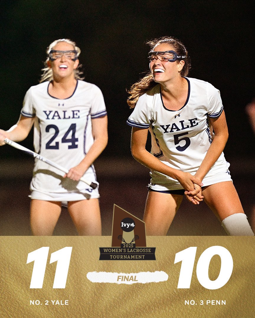 See you on Sunday, Bulldogs. 🌿🥍

<a href="/YaleWLacrosse/">Yale Women's Lacrosse</a> | <a href="/NCAALAX/">NCAA Lacrosse</a>