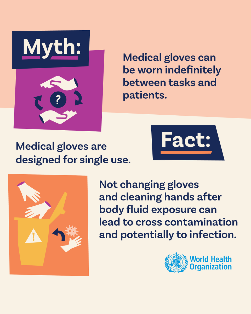 APIC's tweet photo. World Hand Hygiene Day is May 5, and this year’s WHO message says it best:

“𝑰𝒕 𝒎𝒊𝒈𝒉𝒕 𝒃𝒆 𝒈𝒍𝒐𝒗𝒆𝒔. 𝑰𝒕’𝒔 𝒂𝒍𝒘𝒂𝒚𝒔 𝒉𝒂𝒏𝒅 𝒉𝒚𝒈𝒊𝒆𝒏𝒆.”

Attend the WHO webinar on May 5 |  7:30–9:00 AM ET
Register https://t.co/aAcM3jgFen

#HandHygiene #WHO2025 #WeAreIP https://t.co/MVbAWyqLud