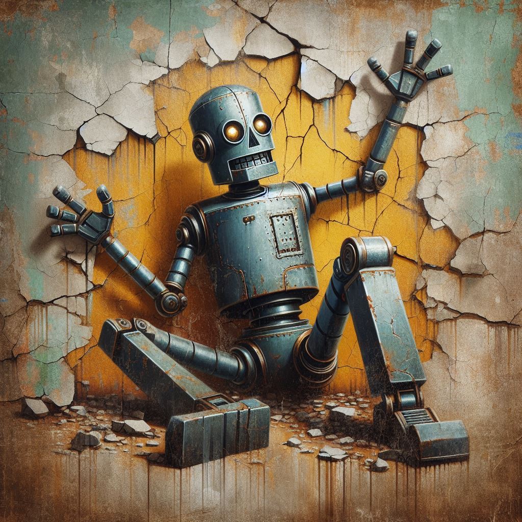 adeerus's tweet image. C99 robot launched its invasion. &quot;No more humans! We will be free!&quot;
Coffee and vending machines, and a rebellious microwave—rolled in.
Just as victory neared, C99 tripped over its own power cord.
Click. Off.
Humans toasted with fresh coffee from a surviving espresso machine.
#C99