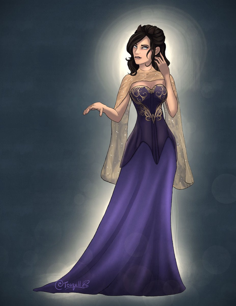 One of the earlier picture of Nazmeen that I did. 
#dnd #dungeonsanddragons #tiefling #dndcharacter