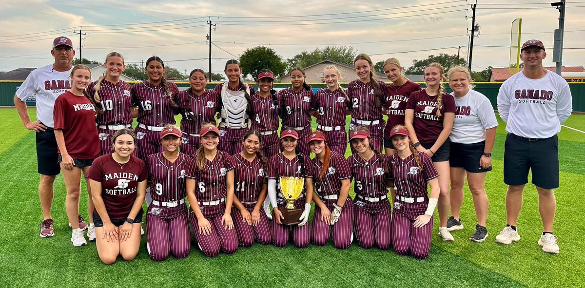Kalyn “KB” Benavides (@kalyn_benavides) on Twitter photo 🏹Ganado Maidens🏹
🥎AREA CHAMPS🥎
<a href="/GanadoAthletics/">Ganado Athletics</a> <a href="/BombersLonestar/">Bombers 16u HTX LS/18u LS AFCS Qualified</a> <a href="/GrahmannMichael/">Michael Grahmann</a> <a href="/HalataBrian/">Brian Halata</a> 🏹Ganado Maidens🏹
🥎AREA CHAMPS🥎
<a href="/GanadoAthletics/">Ganado Athletics</a> <a href="/BombersLonestar/">Bombers 16u HTX LS/18u LS AFCS Qualified</a> <a href="/GrahmannMichael/">Michael Grahmann</a> <a href="/HalataBrian/">Brian Halata</a>