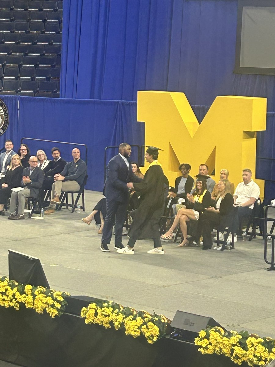 #81 is a Michigan Grad!