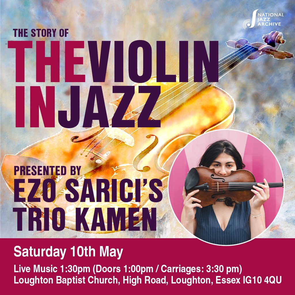OUR NEXT GIG 🎻 

Saturday 10th May

We’ll be joined by Royal Academy of Music Alumnus Ezo Sarici and The Trio Kamen

Tickets wegottickets.com/event/656218/