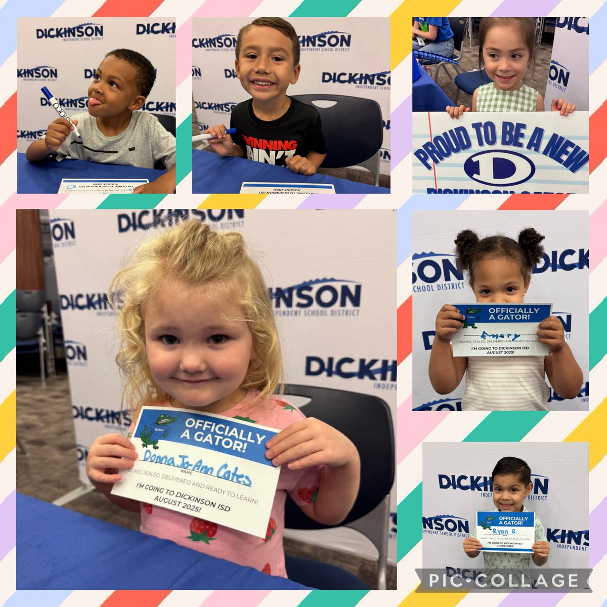 DrBrownEDU's tweet photo. Todayβs PK/K enrollment event was a huge success! It was heartwarming to see our littlest Gators taking their first steps toward becoming part of the π Gator family for the 2025β2026 school year. The joy on their faces was absolutely infectious! #GatorNation #FutureGators https://t.co/BVm3v6gxHI