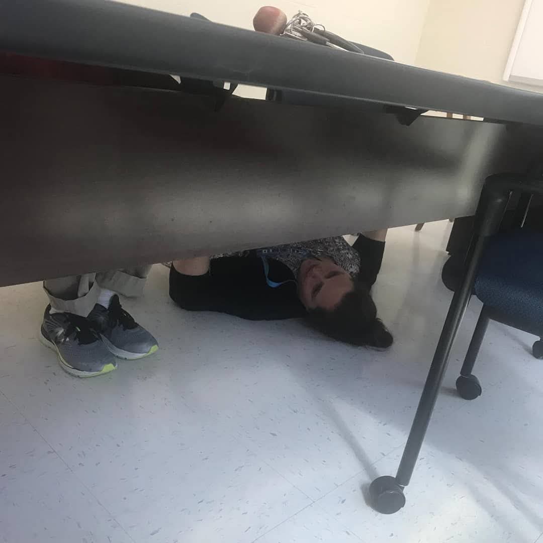 If you are an educator, in the month of May, this picture needs no explanation.   This is my favorite picture ever taken of me in my educational career!