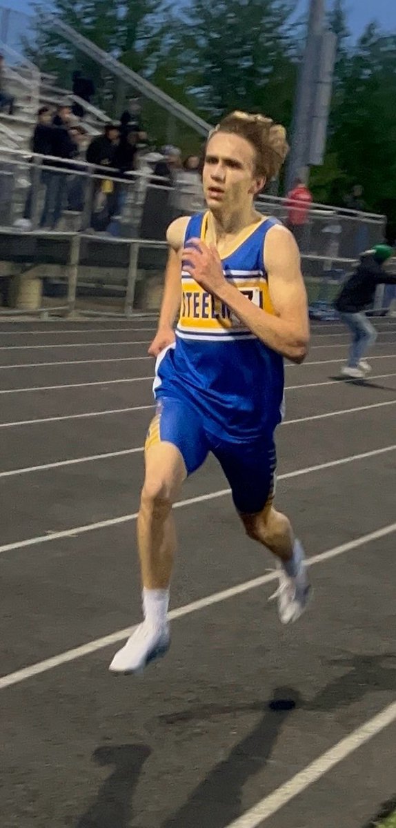 Another nice race for Nathaniel! New school record in the 1600 - 4:22.14 breaks Raul Rosendo’s 2015 record.