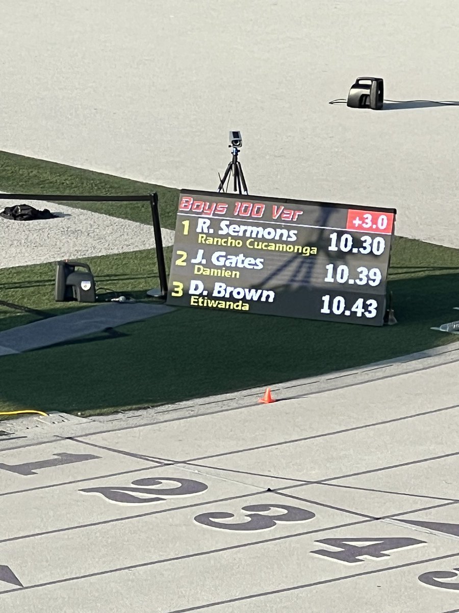 Gerard Martinez (@gmartlive) on Twitter photo #USC cornerback commit RJ Sermons <a href="/rj_serms/">Rodney (RJ) Sermons Jr</a> quietly putting some absolutely blazing track times down this spring. #USC cornerback commit RJ Sermons <a href="/rj_serms/">Rodney (RJ) Sermons Jr</a> quietly putting some absolutely blazing track times down this spring.