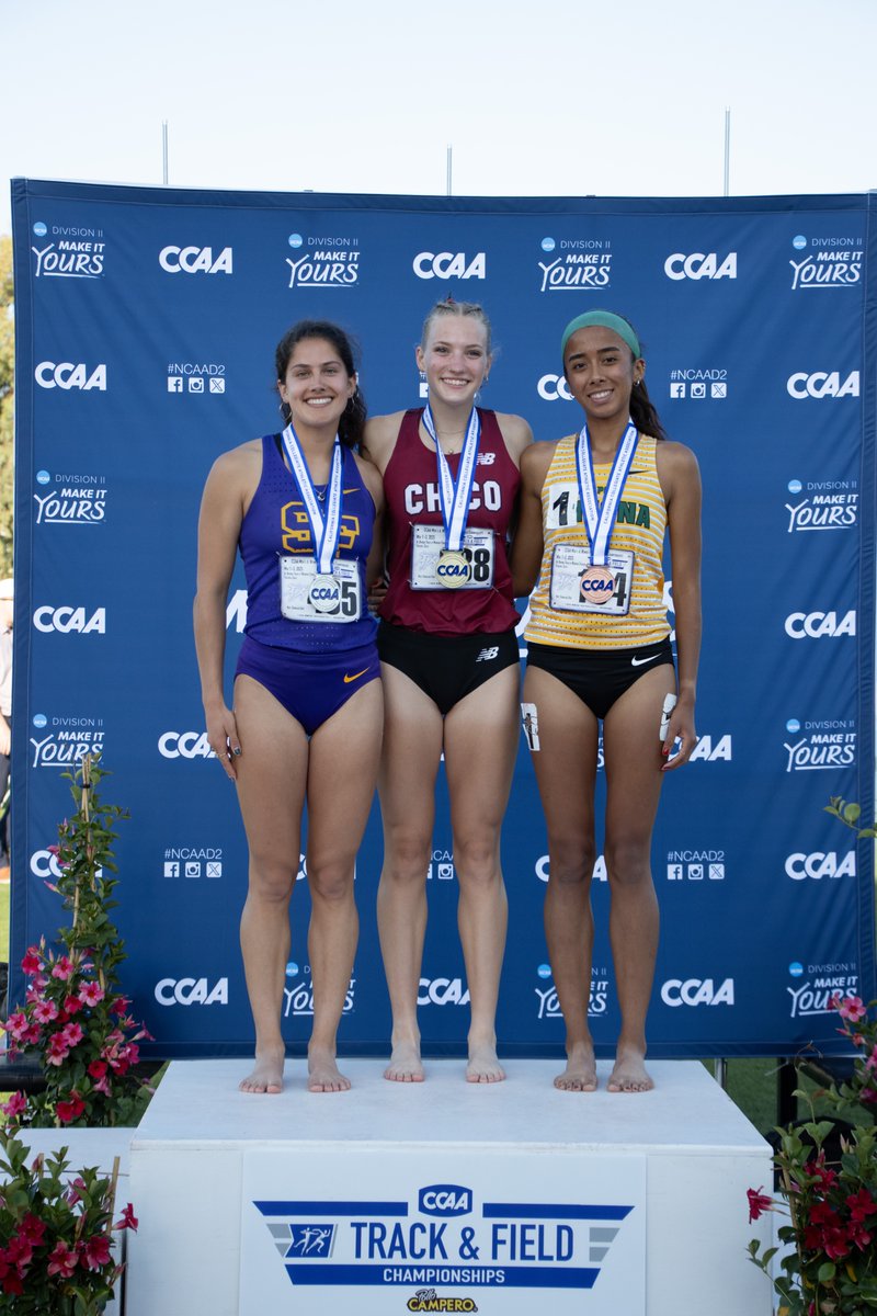 All-CCAA 👏 Congrats to Daisy for placing Second in the Steeplechase to earn All-CCAA honors!