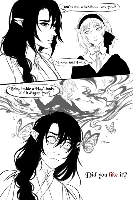 Last session Blythe and Glorifreria briefly swapped bodies

&amp; she got to experience that power,  as ephemerally as it was 