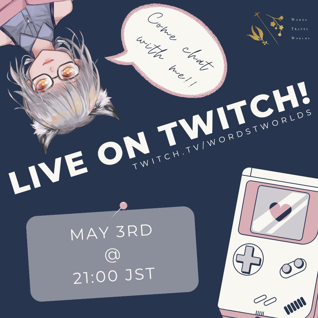 今夜配信します！！
ポケモンでチルするのでおしゃべりでましょう♪♪

Can finally stream, so will be chilling on Pokemon: Violet tonight!
Come chat with me as I venture to fill up the Pokedex. 💪