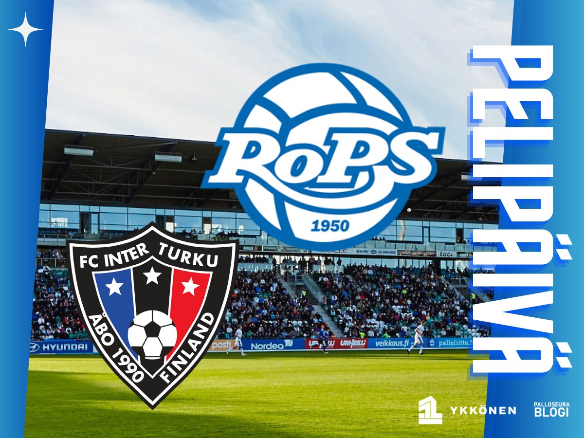 Palloseurablogi's tweet image. #Pelipäivä! Tänään lauantaina Ykkösessä #FCInter2-#RoPS klo 13.00 alkaen @ Veritas Stadion. Jatketaan siitä mihin viimeksi jäätiin ja tuodaan kaikki sarjapisteet kotiin pohjoiseen! Tsemppiä peliin jätkät, c&apos;mon RoPS! 💙 #siniselläsydämellä #Ykkönen