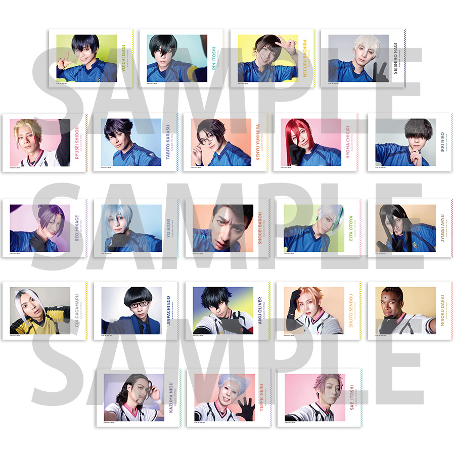 舞台『ブルーロック』4th STAGE
＼⭐グッズ情報⭐／

◆ランダムチェキ風自撮りトレカ　200円

自撮りするキャラクターをゲットしてください！
アナザーショットパンフレットでも楽しめるかも...？

詳細はHPをご確認ください⚽
officeendless.com/sp/bluelock_st…

#ブルーロック #BLUELOCK #ブルステ #エゴい