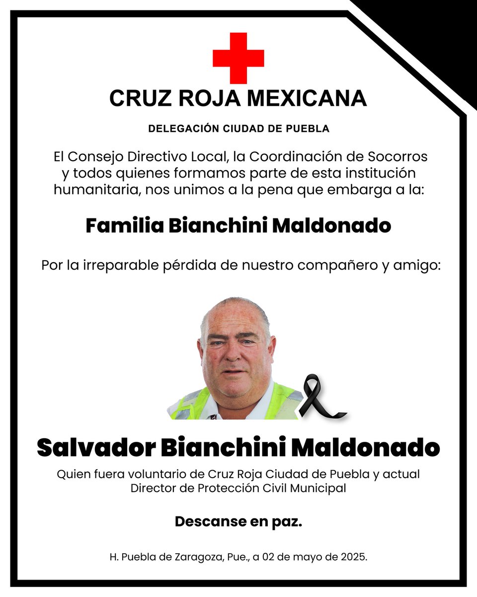 Con el corazón en duelo despedimos a Salvador Bianchini, voluntario ejemplar y amigo entrañable. Su entrega y calidez quedarán por siempre en nuestra memoria y en cada vida que tocó. 🤍

Enviamos nuestras más sinceras condolencias a su familia y seres queridos. QEPD. 🕊