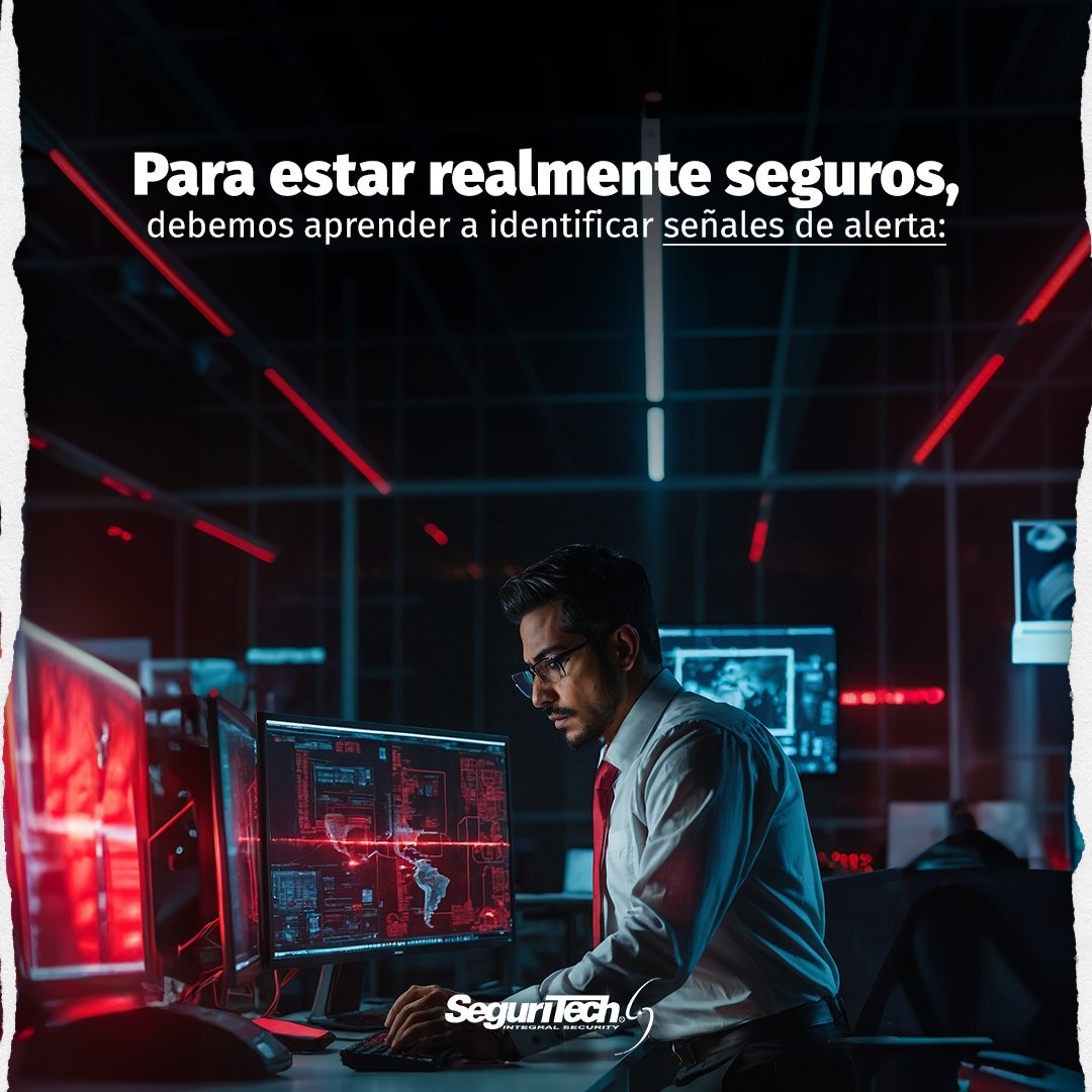 SeguritechGrupo's tweet image. 📲💻 Tanto personas como empresas enfrentamos nuevos riesgos cada día: ciberataques, fraudes y robo de información. En Seguritech, ofrecemos soluciones tecnológicas para proteger lo que más importa. 🔎🚀 La prevención es clave. ¿Estás preparado? #CiberseguridadParaTodos…