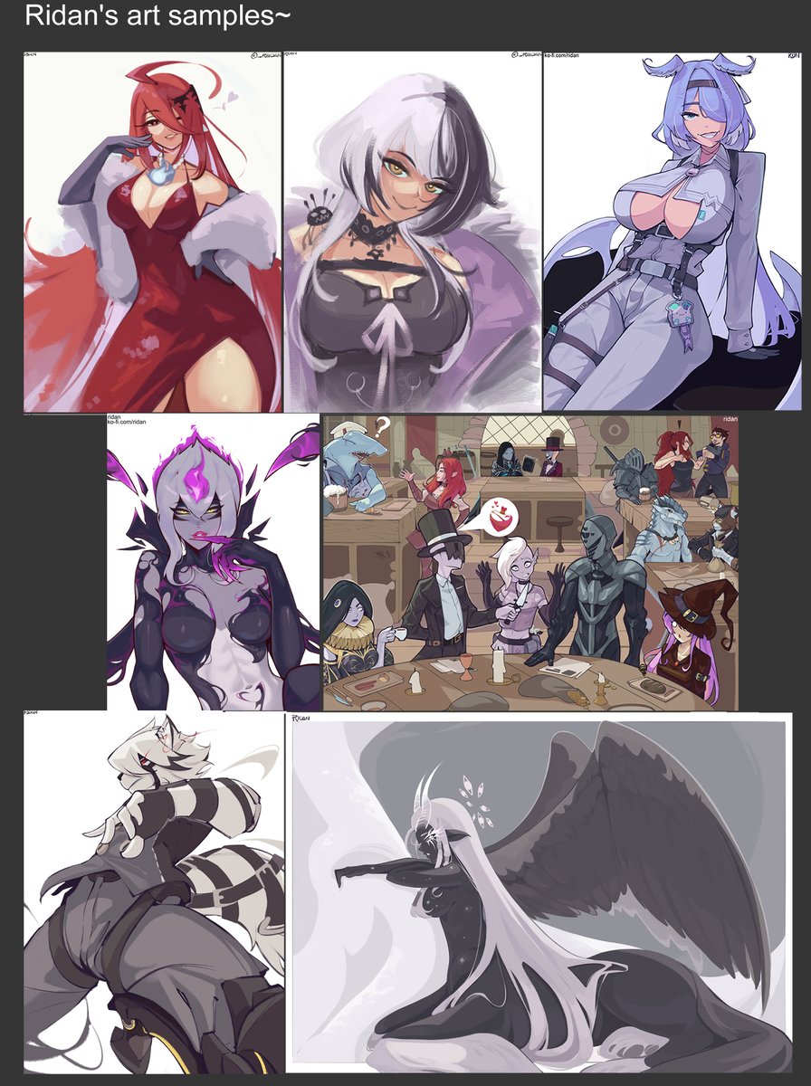 _Riiiidan's tweet image. just lemme drop it here~, me opencommission; hit me if ur interested boss (in the commmission)
#opencommission #commissionopen