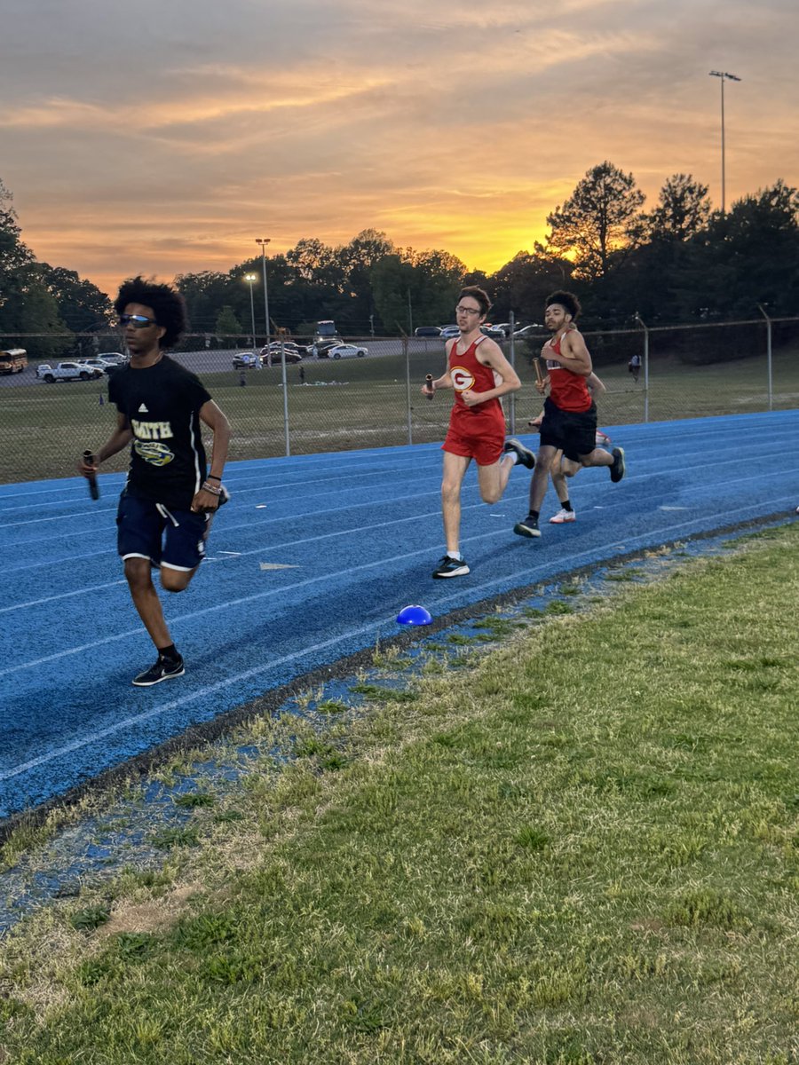 Lots of fast times and good memories created at the Caroline Invitational tonight!  Congrats to our Distance Medley Relay team for earning a medal with their 4th place finish!