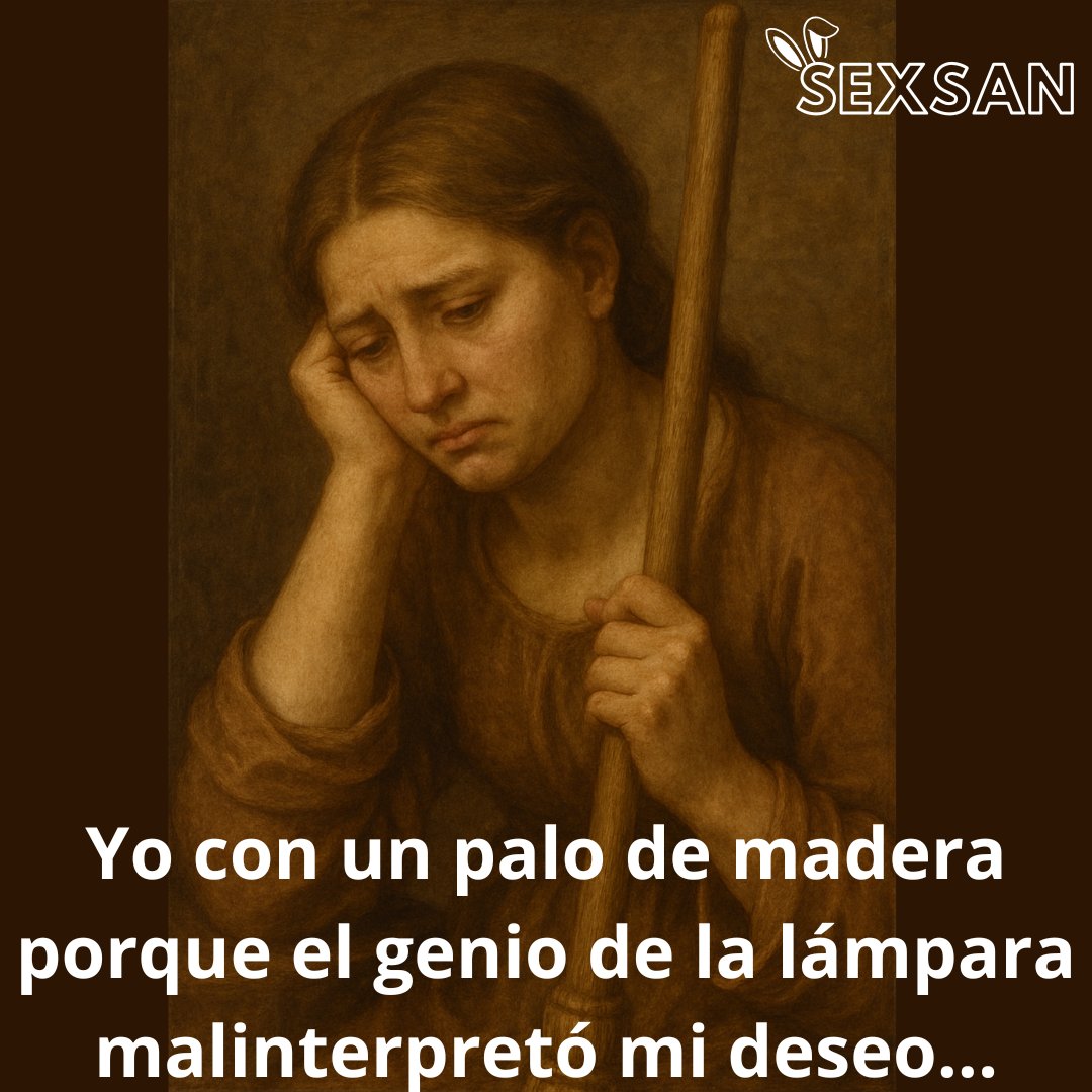Viernes y este será el único palo que tendré 😅porque el genio de la lámpara malinterpretó mi deseo 🥲