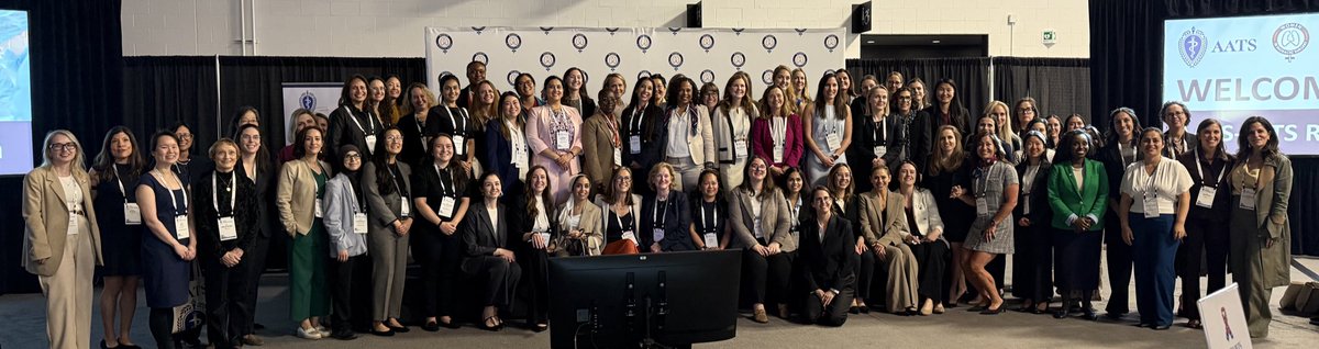 Tom Varghese Jr. MD, MS, MBA, FACS, MAMSE 🇺🇸 (@tomvarghesejr) on Twitter photo In awe of <a href="/WomenInThoracic/">WomenInThoracicSurg</a> . Every year this organization continues to excel in its mission, continues to grow, and continues to expand its horizons.
Group photo today <a href="/AATSHQ/">AATS</a> #AATS2025
<a href="/WomenSurgeons/">WomenSurgeons</a> <a href="/STS_CTsurgery/">The Society of Thoracic Surgeons</a> <a href="/ctsnetorg/">CTSNet</a> <a href="/ThoracicSurgFnd/">The Thoracic Surgery Foundation (TSF)</a> In awe of <a href="/WomenInThoracic/">WomenInThoracicSurg</a> . Every year this organization continues to excel in its mission, continues to grow, and continues to expand its horizons.
Group photo today <a href="/AATSHQ/">AATS</a> #AATS2025
<a href="/WomenSurgeons/">WomenSurgeons</a> <a href="/STS_CTsurgery/">The Society of Thoracic Surgeons</a> <a href="/ctsnetorg/">CTSNet</a> <a href="/ThoracicSurgFnd/">The Thoracic Surgery Foundation (TSF)</a>