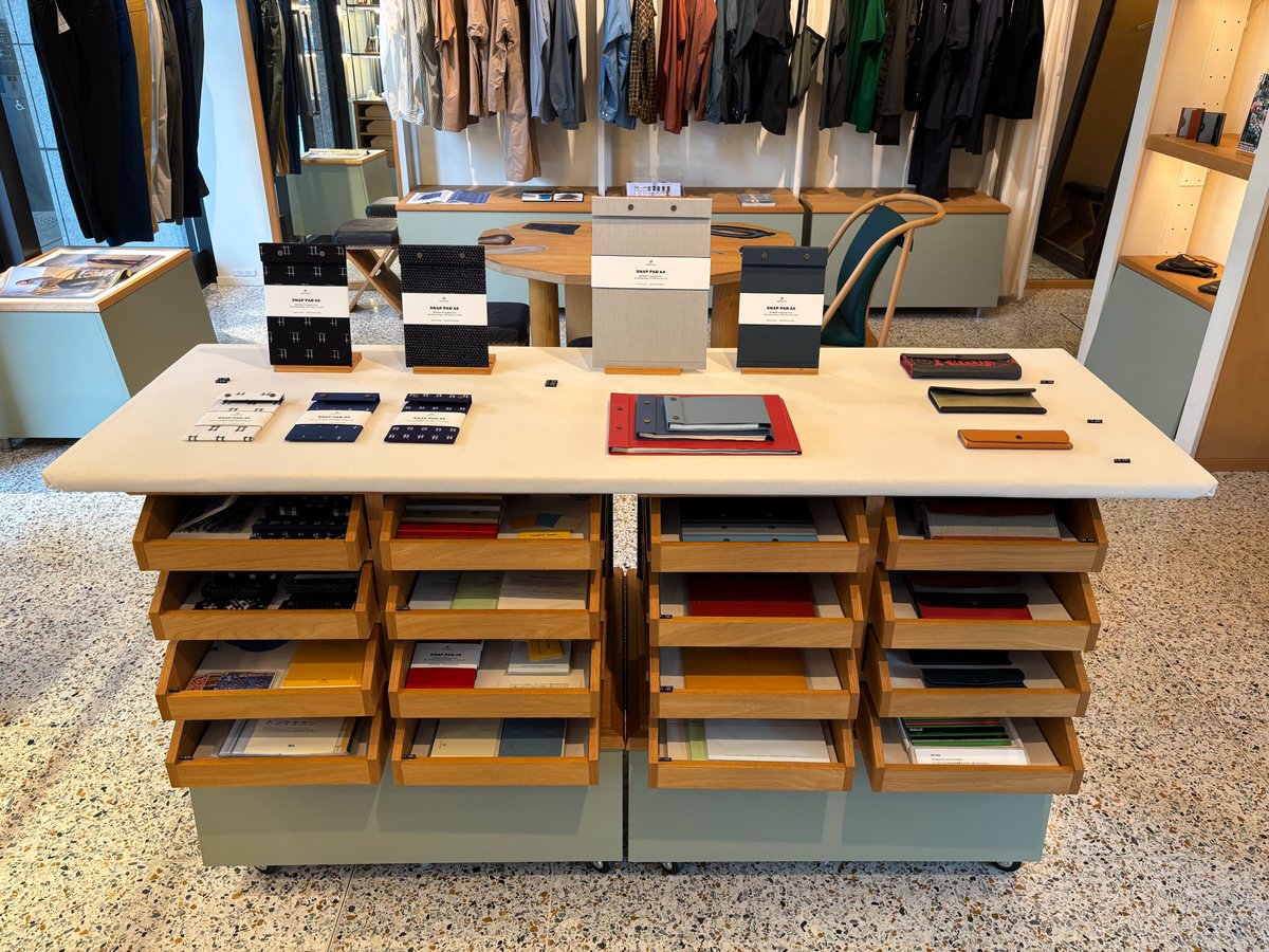 POSTALCO_NEWS's tweet photo. Create your own Snap Pad Set at Postalco Shop in Kyobashi. Snap Pad and accessories now available as a set at 5% off.
https://t.co/cU9Vyz2UVU
#postalco #snappad #stationery #tokyo #japanmade https://t.co/BLriIYODUm