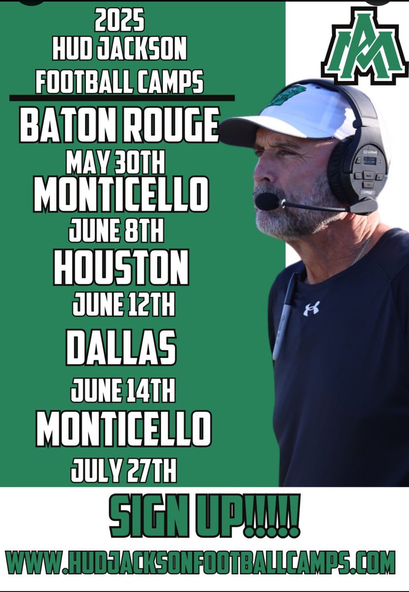 Thank you @CoachPruitt_UAM for the camp invite.  I appreciate it and looking forward to competing. <a href="/HeathHawksFb/">Heath Hawks Football</a> <a href="/coachrodneywebb/">Rodney Webb</a> <a href="/CoachRCourtney/">Coach Courtney</a> <a href="/CoachScarter/">Shannon Carter</a>  <a href="/SHEP_up/">Shep_UP</a>