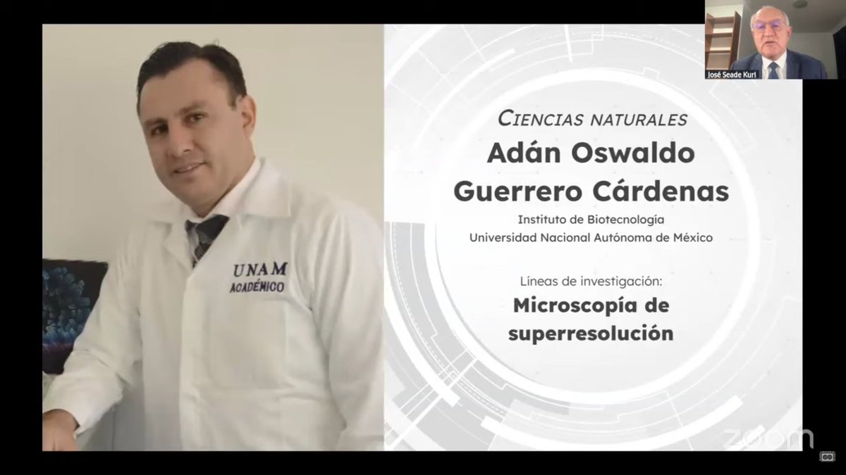 Huge congratulations to LNMA stalwart and Associate Professor of the Instituto de Biotecnología-UNAM Adán Guerrero who this week received México's highest recognition for young scientists for his research output, particularly in the field of super-resolution microscopy.